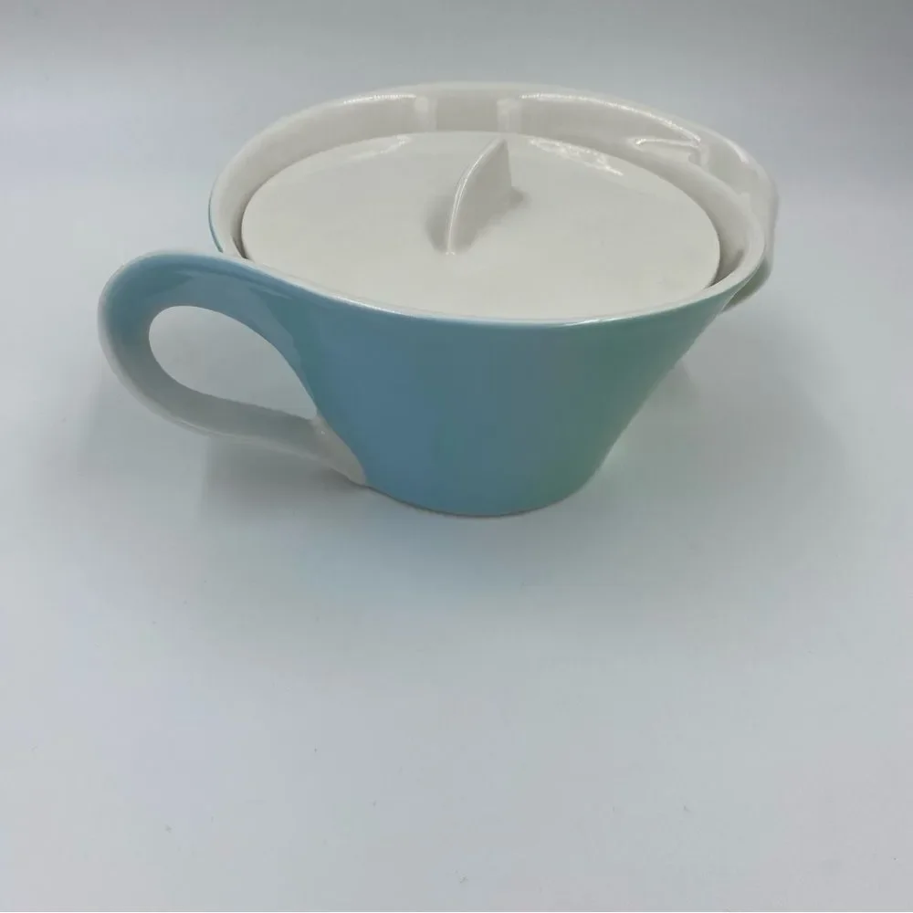 Villeroy & Boch New Wave Sugar Bowl‎ Lagoon - Discontinued